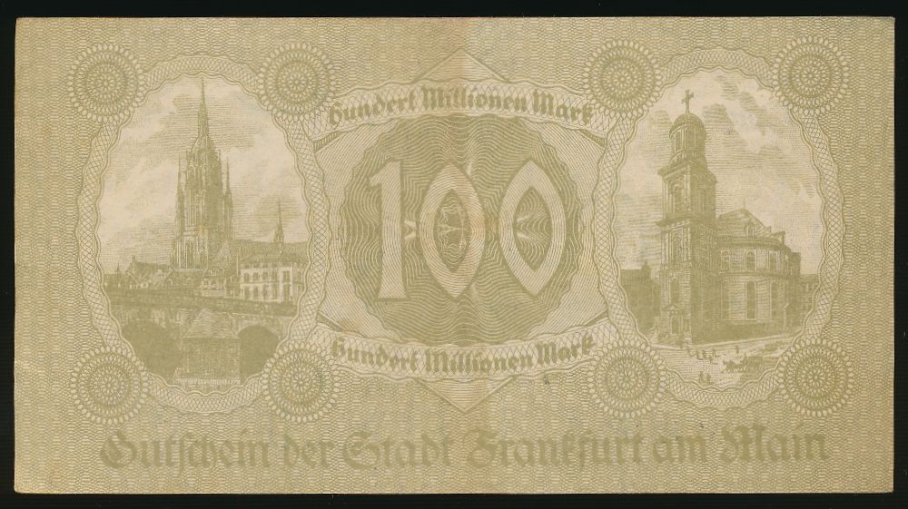 Франкфурт-на-Майне., 100000000 марок (1923 г.)