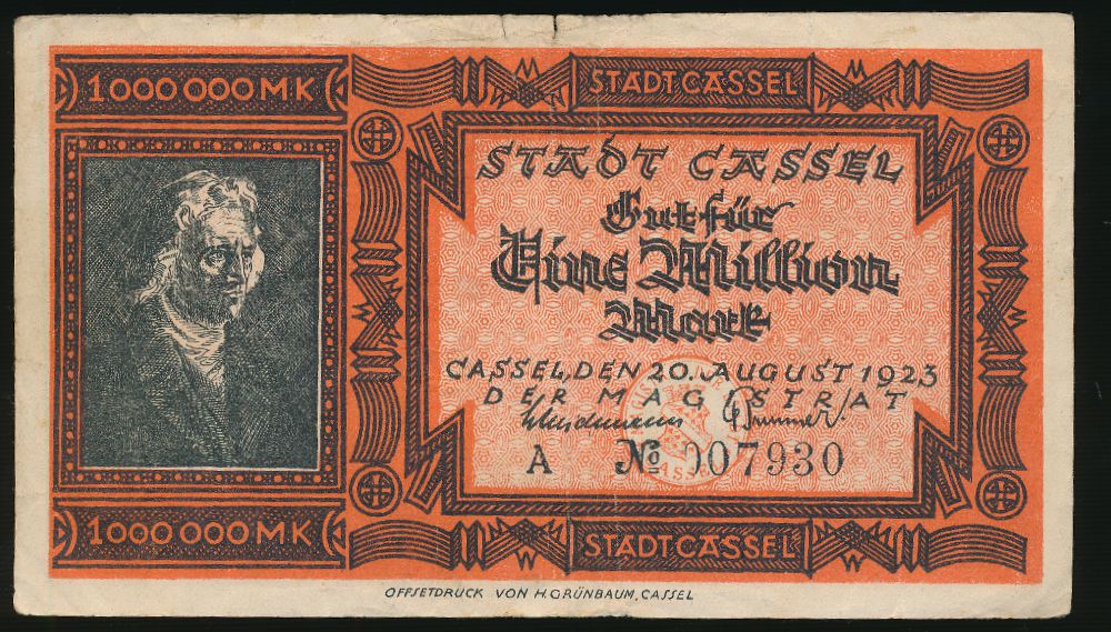 Кассель., 1000000 марок (1923 г.)