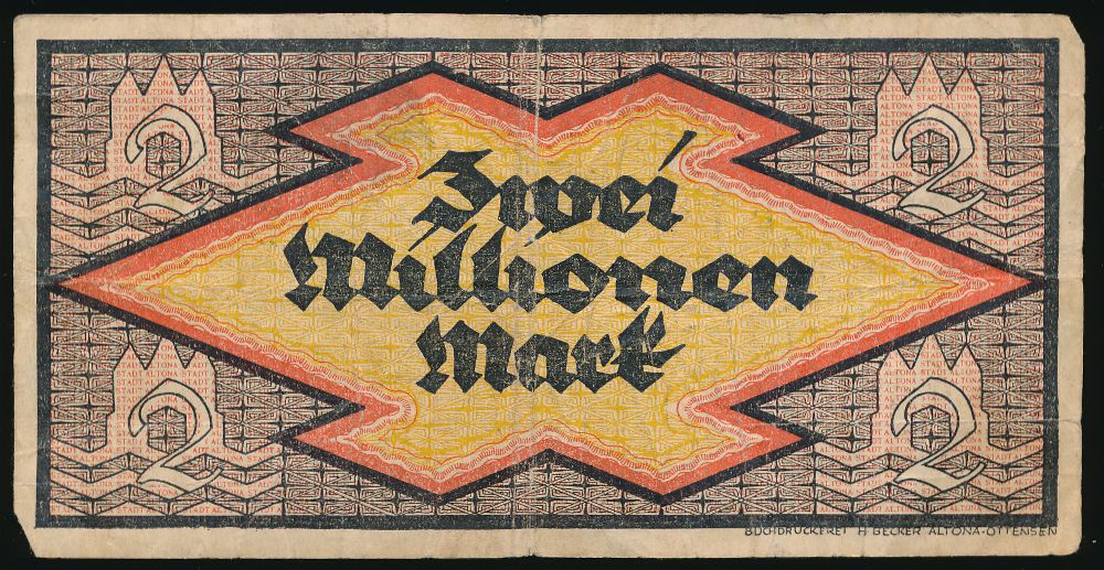 Альтона., 2000000 марок (1923 г.)