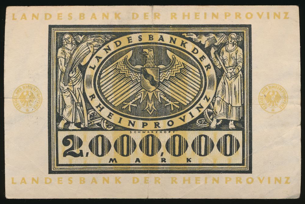 Дюссельдорф., 2000000 марок (1923 г.)