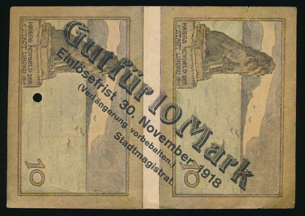 Линдау., 20 марок (1919 г.)