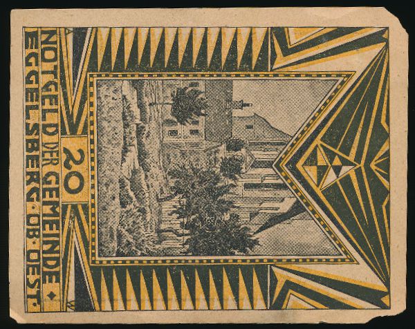 Эггельсберг., 20 геллеров (1920 г.)