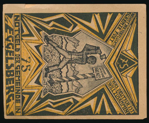 Эггельсберг., 75 геллеров (1920 г.)