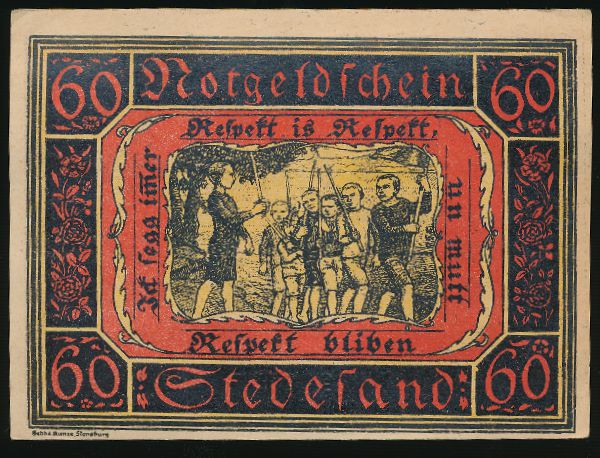 Нотгельды Германии, 60 пфенигов (1920 г.)