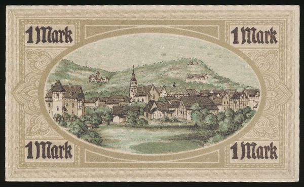 Кёнигсберг., 1 марка (1918 г.)