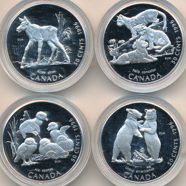 Канада, Набор монет (1996 г.)