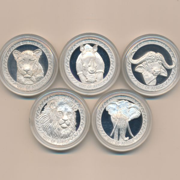 Уганда, Набор монет (2002 г.)