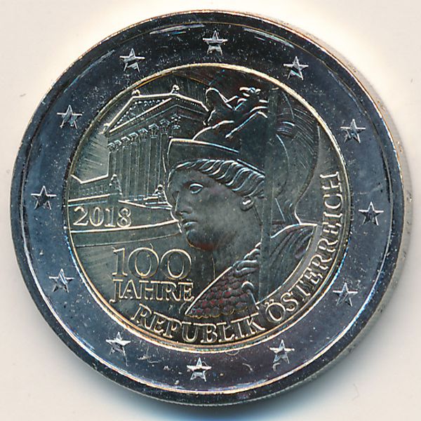 Австрия, 2 евро (2018 г.)