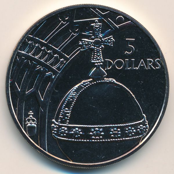 Соломоновы острова, 5 долларов (2002 г.)