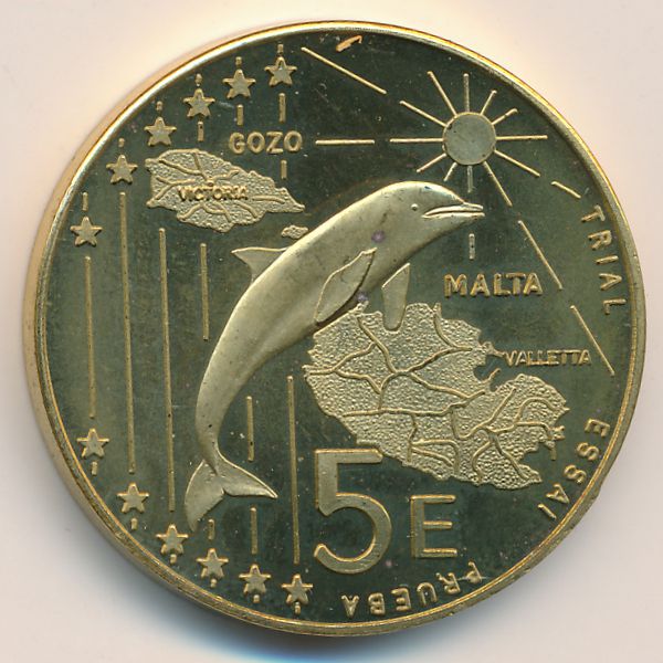 Мальта, 5 евро (2004 г.)