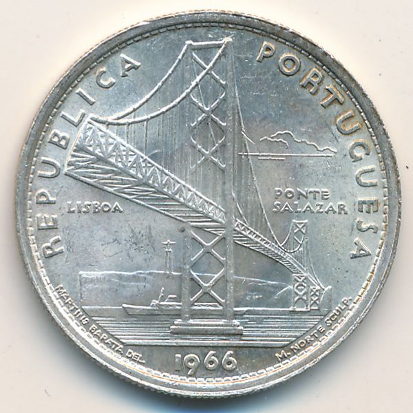 Португалия, 20 эскудо (1966 г.)