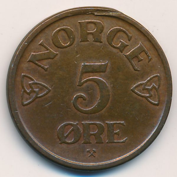 Норвегия, 5 эре (1955 г.)