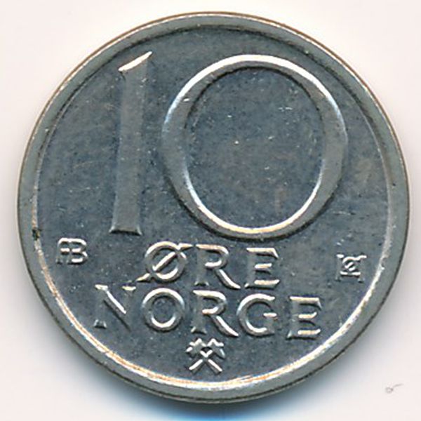 Норвегия, 10 эре (1978 г.)