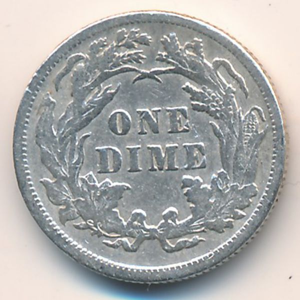 США, 1 дайм (1889 г.)