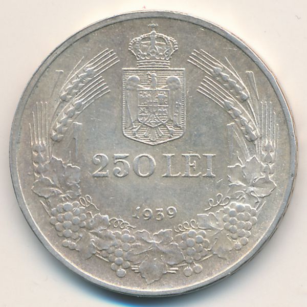 Румыния, 250 леев (1939 г.)
