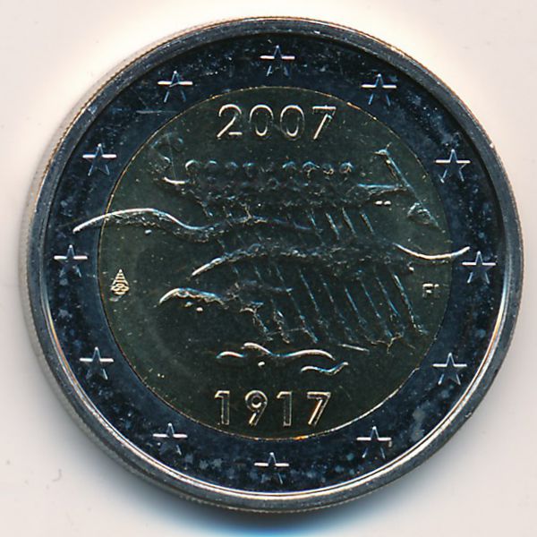 Финляндия, 2 евро (2007 г.)