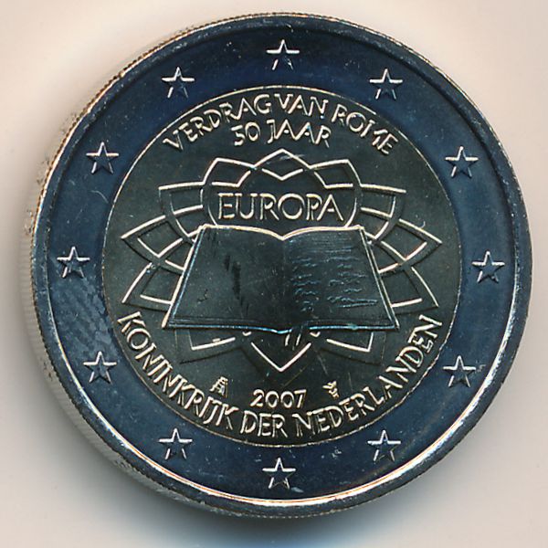 Нидерланды, 2 евро (2007 г.)
