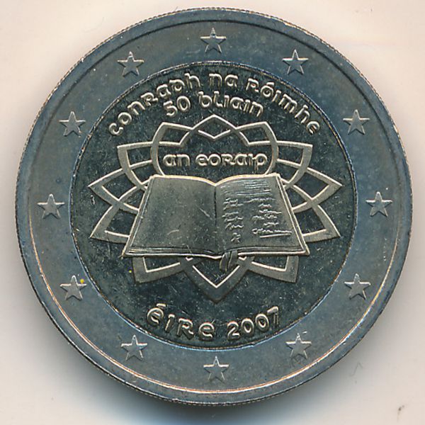 Ирландия, 2 евро (2007 г.)