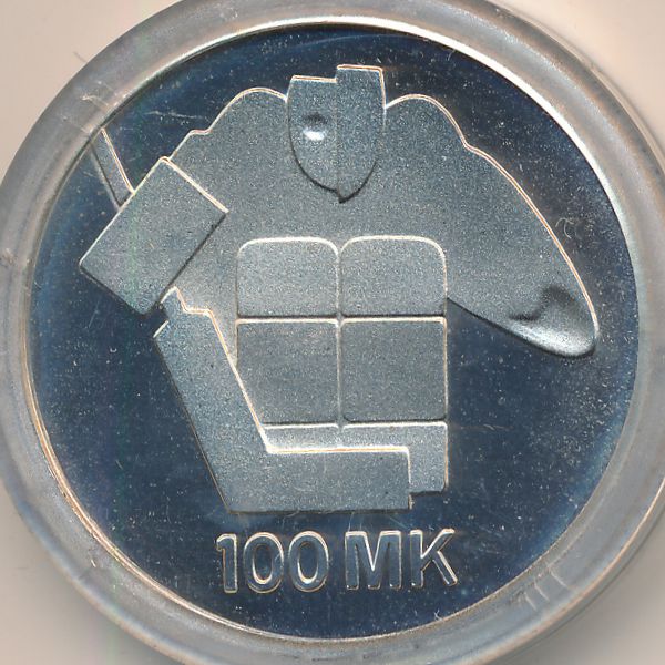 Финляндия, 100 марок (1991 г.)