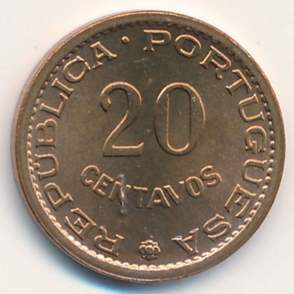 Сан-Томе и Принсипи, 20 сентаво (1971 г.)