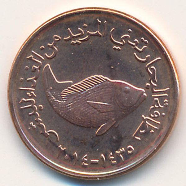 ОАЭ, 5 филсов (2014 г.)