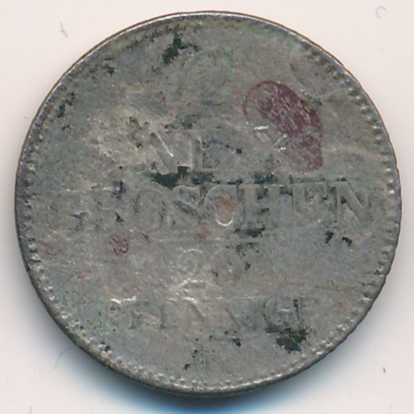 Саксония, 2 новых гроша (1855 г.)