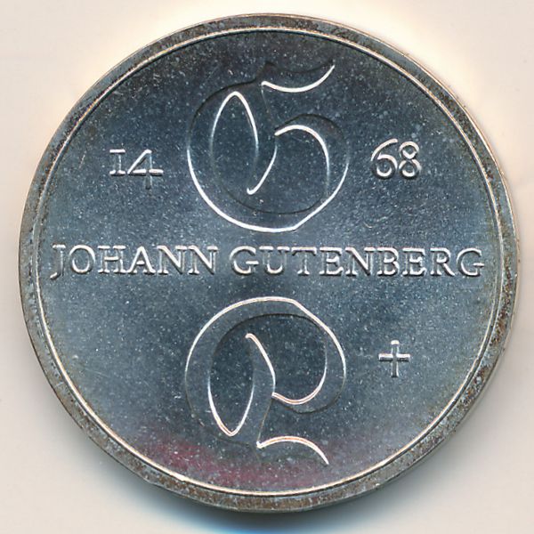 ГДР, 10 марок (1968 г.)