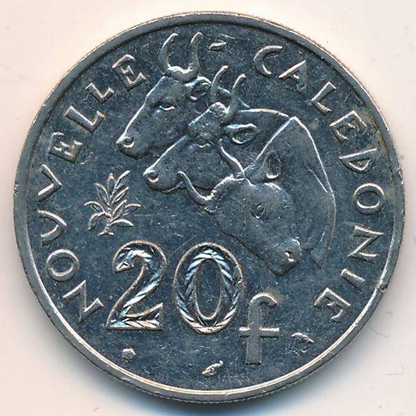 Новая Каледония, 20 франков (1992 г.)