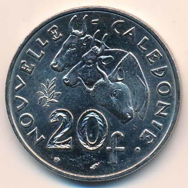 Новая Каледония, 20 франков (2002 г.)