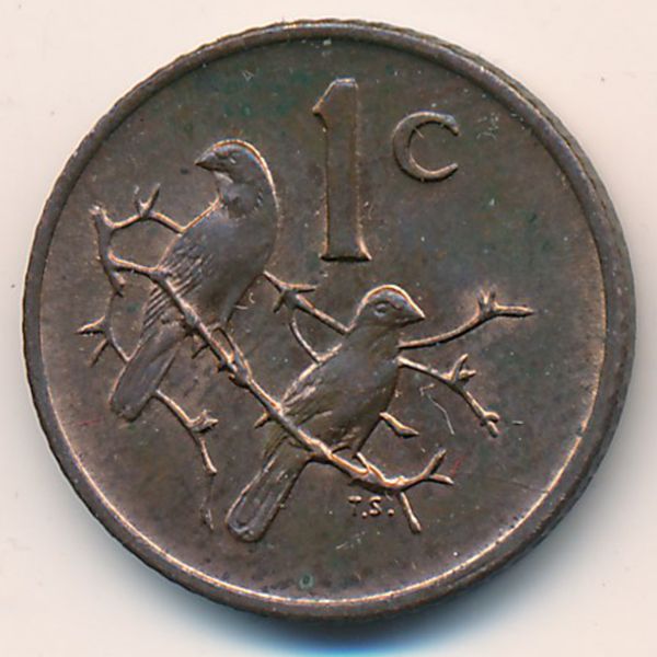 ЮАР, 1 цент (1972 г.)