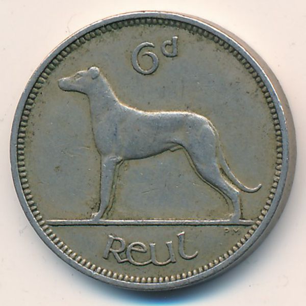 Ирландия, 6 пенсов (1953 г.)