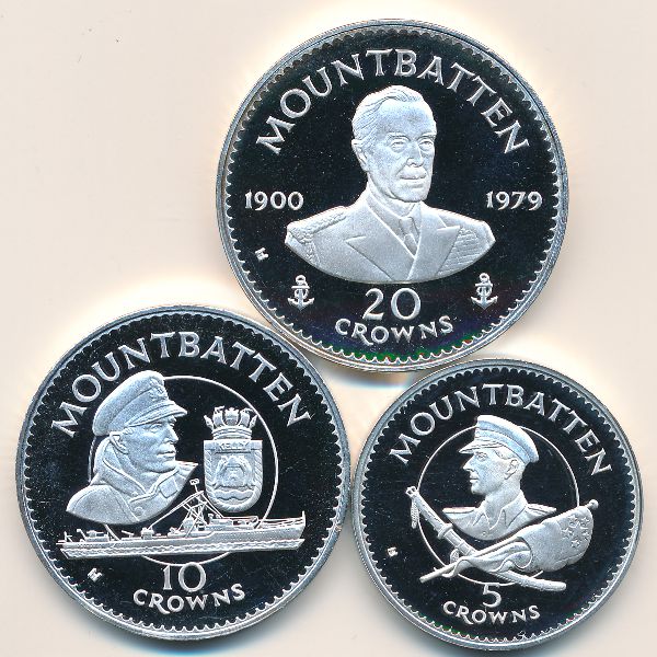 Теркс и Кайкос, Набор монет (1980 г.)