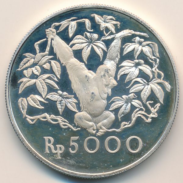 Индонезия, 5000 рупий (1974 г.)