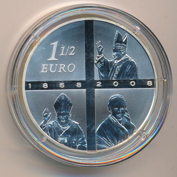 Франция, 1 1/2 евро (2008 г.)