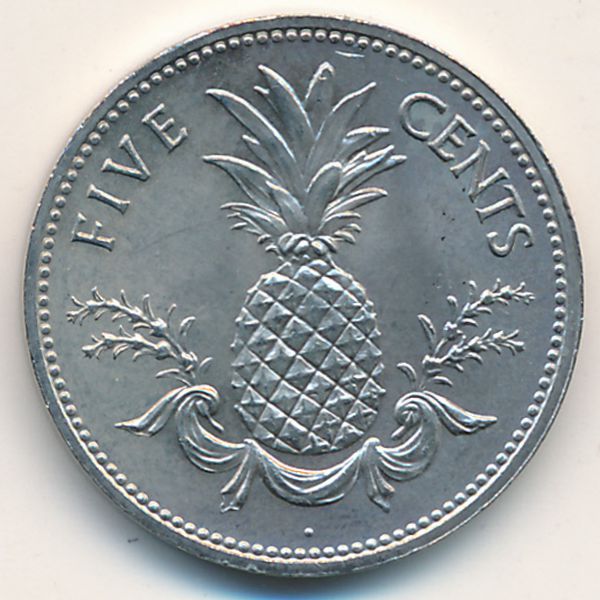 Багамские острова, 5 центов (1987 г.)