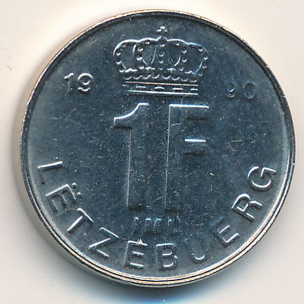 Люксембург, 1 франк (1990 г.)