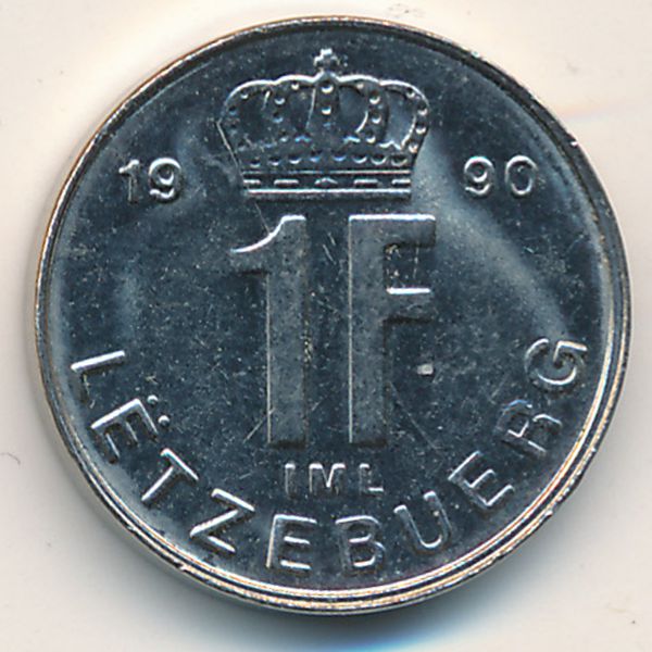 Люксембург, 1 франк (1990 г.)