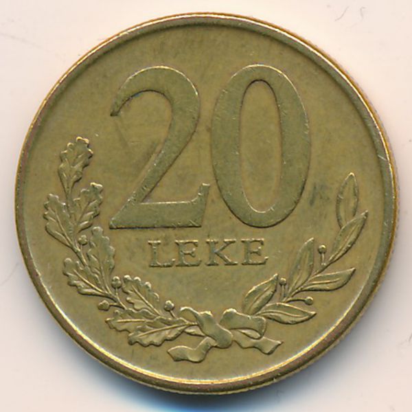 Албания, 20 лек (2012 г.)