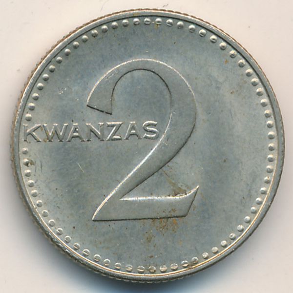 Ангола, 2 кванзы (1977 г.)