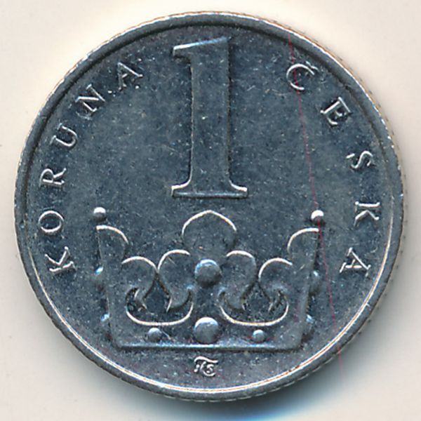 Чехия, 1 крона (1996 г.)