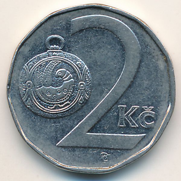 Чехия, 2 кроны (1993 г.)