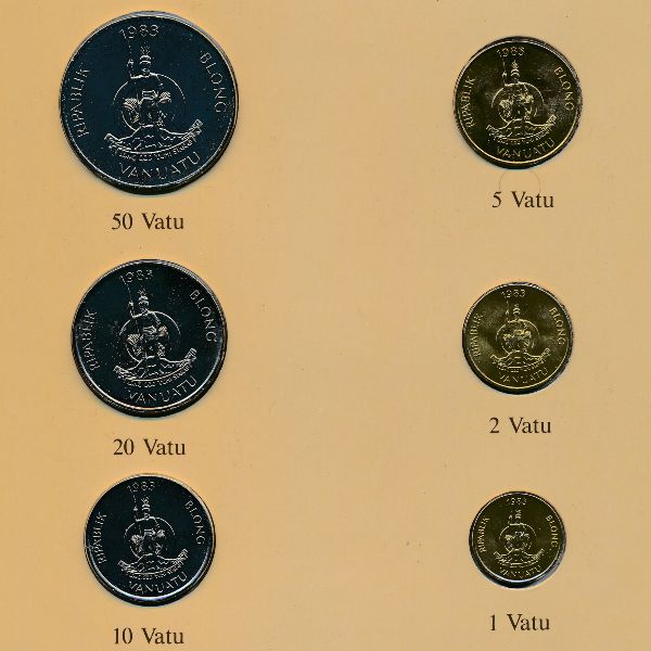 Вануату, Набор монет (1983 г.)