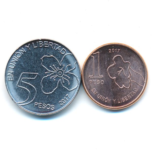 Аргентина, Набор монет (2017 г.)
