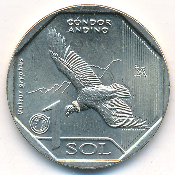 Перу, 1 соль (2017 г.)