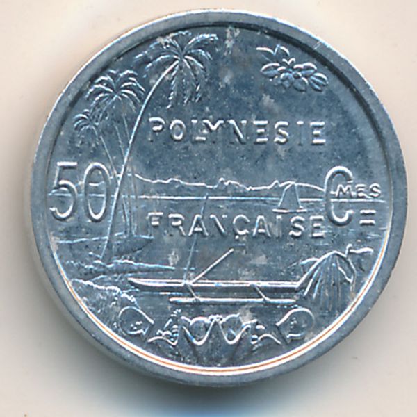 Французская Полинезия, 50 сентим (1965 г.)