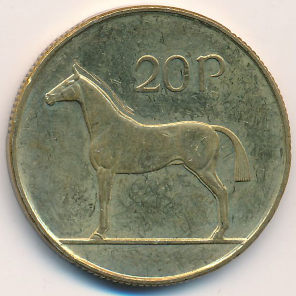 Ирландия, 20 пенсов (1996 г.)