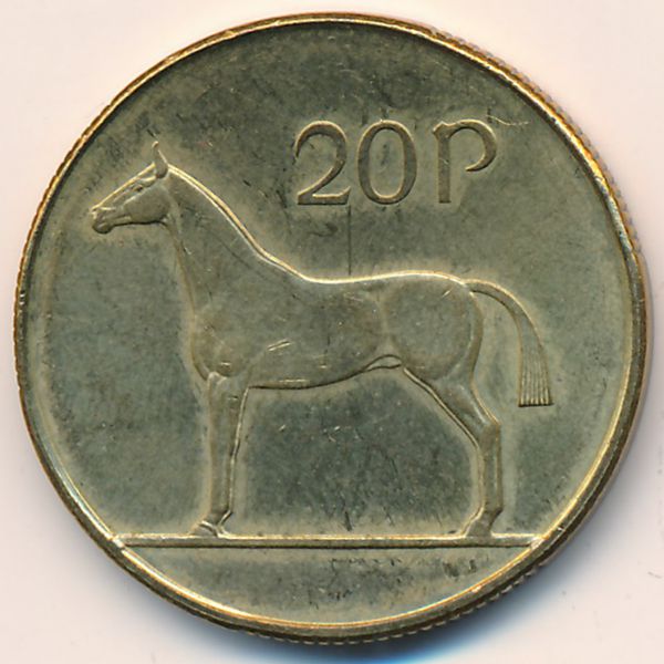 Ирландия, 20 пенсов (1998 г.)