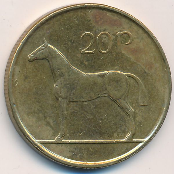 Ирландия, 20 пенсов (2000 г.)