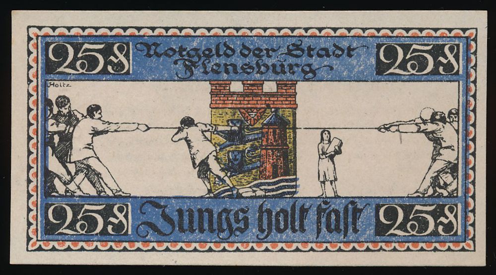 Фленсбург., 25 пфеннигов (1920 г.)