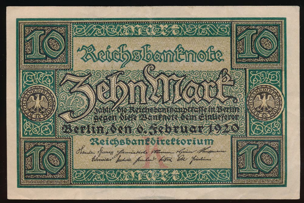 Берлин., 10 марок (1920 г.)